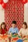 Metallic Red Star Tassel Curtain Backdrop, 39" x 78" Party & Event Decoration